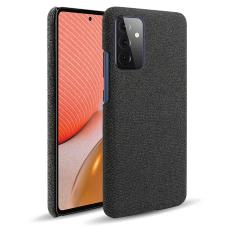 KSQ Samsung Galaxy A72 - KSQ Tygbelagt Skal - Svart