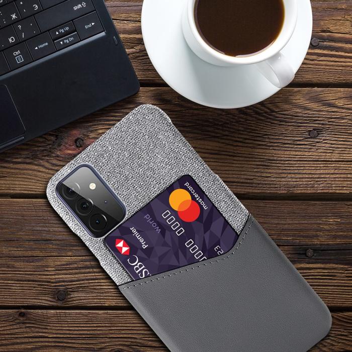 Bild 4, KSQ Samsung Galaxy A72 - KSQ Skal Med Kortfack - Grå