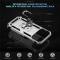  iPhone 17 Pro Skal Shockproof Hybrid Ring Silver