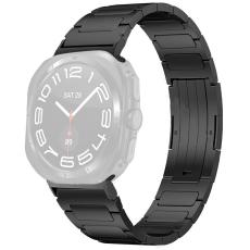  Galaxy Watch Ultra (2025) / 47 mm Armband Steel Titanium Svart