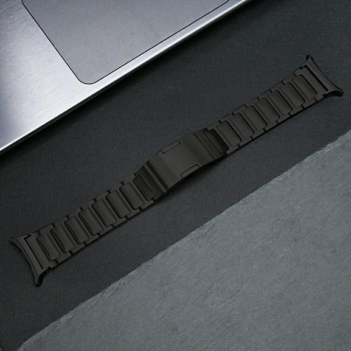 Bild 4,  Galaxy Watch Ultra (2025) / 47 mm Armband Steel Titanium Svart