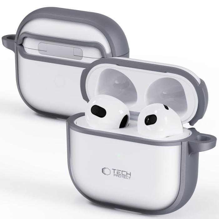 Bild 3, Tech-Protect Tech-Protect AirPods 4 Skal MagMat Matt Grå