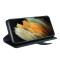  Samsung Galaxy S22 Ultra Fodral Premium Äkta Läder Svart