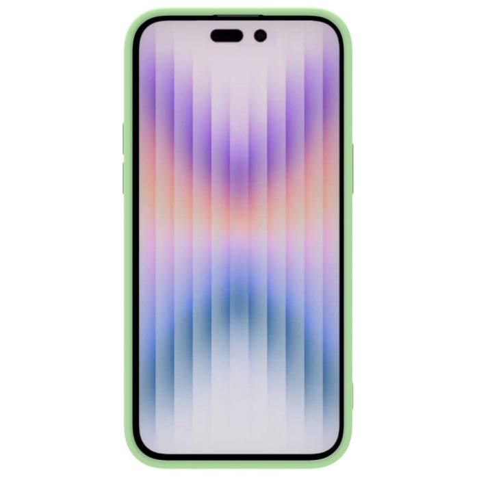 Bild 2, NILLKIN NILLKIN iPhone 14 Pro Skal CamShield Silky Liquid Grön