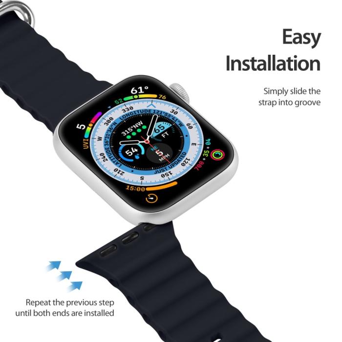 Bild 6, DUX DUCIS DUX DUCIS Apple Watch 38/40/41/42 mm mm Armband Wave Design