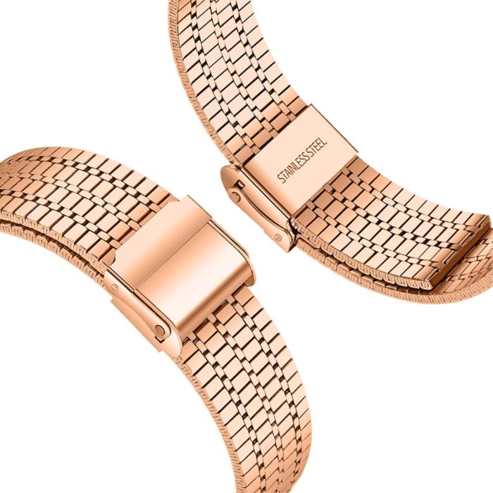 Bild 3,  Google Pixel Watch / Watch 2 Metallarmband Roséguld