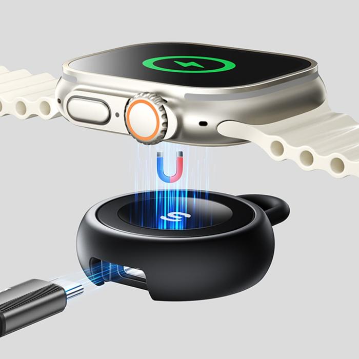 Bild 2, ESSAGER ESSAGER Apple Watch Magnetisk Trådlös Laddare Slim USB-C