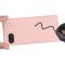  Google Pixel 7A Skal Liquid Silikon Med Strap Rosa