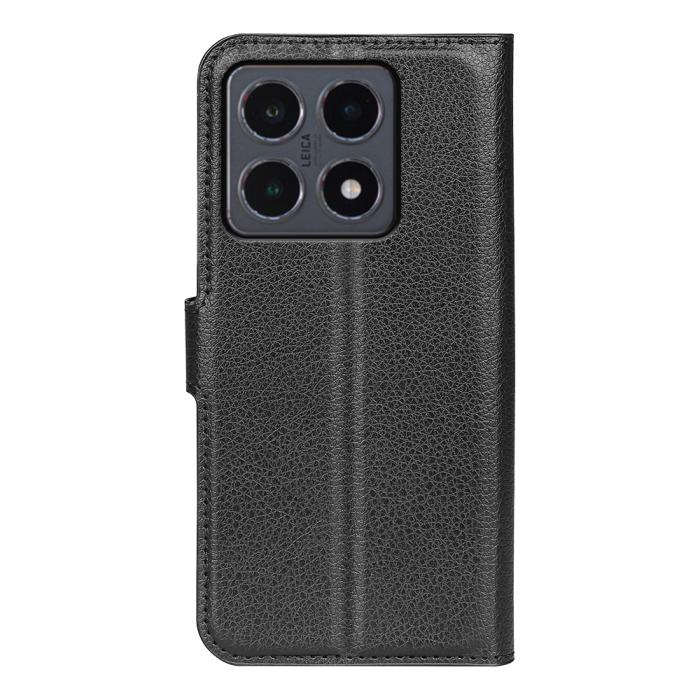 Bild 3,  Xiaomi 15T Fodral Litchi Läder Svart