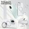  Samsung Galaxy A07 Skal MagSafe Kickstand Hybrid Vit