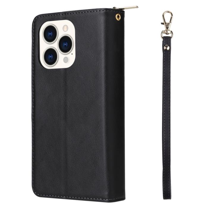 Bild 3,  iPhone 14 Pro Fodral 9-Kort Multifunktionell Svart