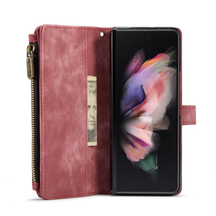 Bild 4, CASEME CASEME Galaxy Z Fold 4 Fodral Multifunktionell Röd