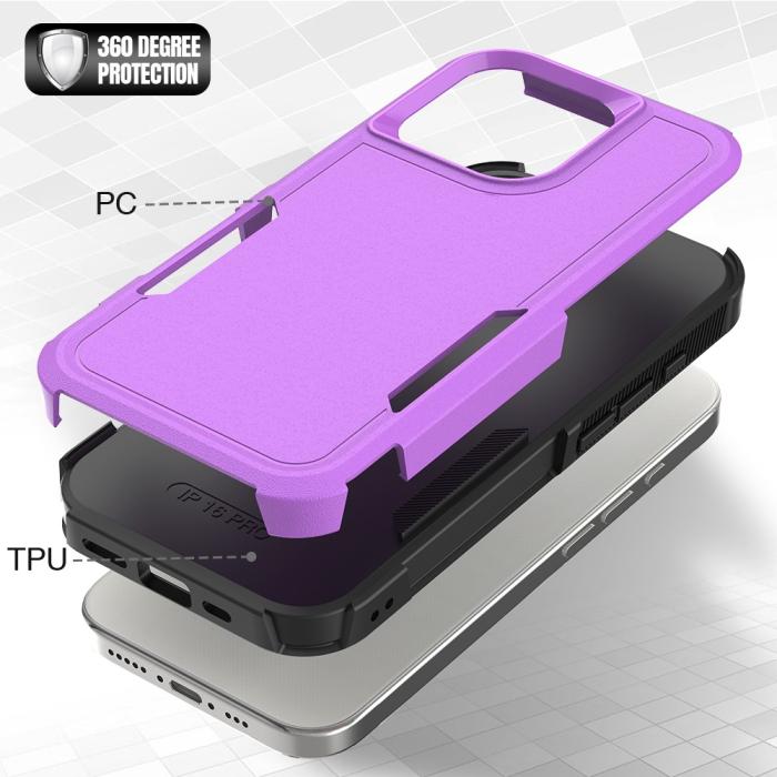 Bild 2,  iPhone 16 Pro Skal Extreme Shockproof Lila