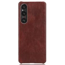  Sony Xperia 1 V Skal Slim L&auml;der Brun