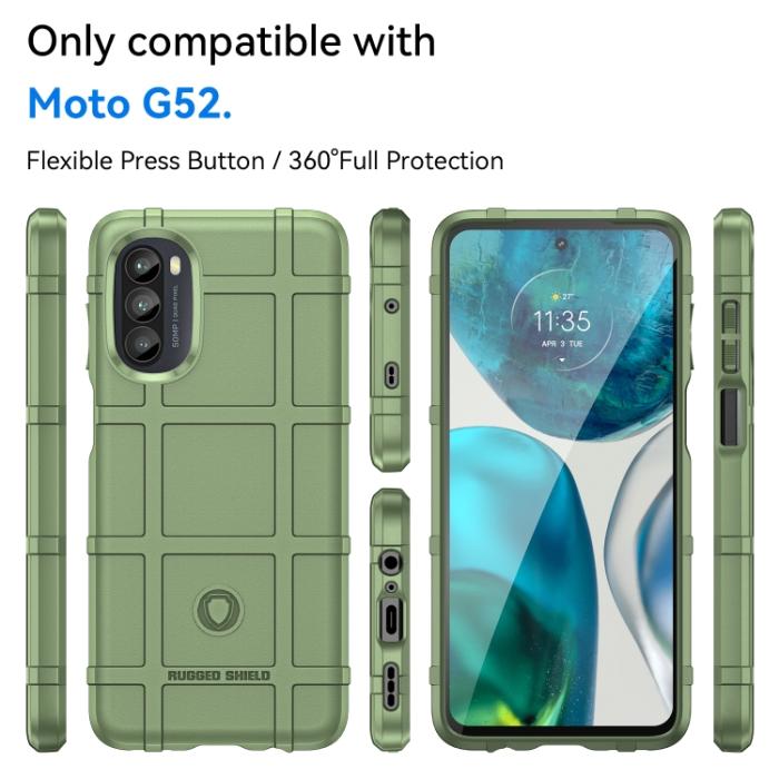 Bild 2,  Motorola Moto G52/G82 Skal Robust Grön