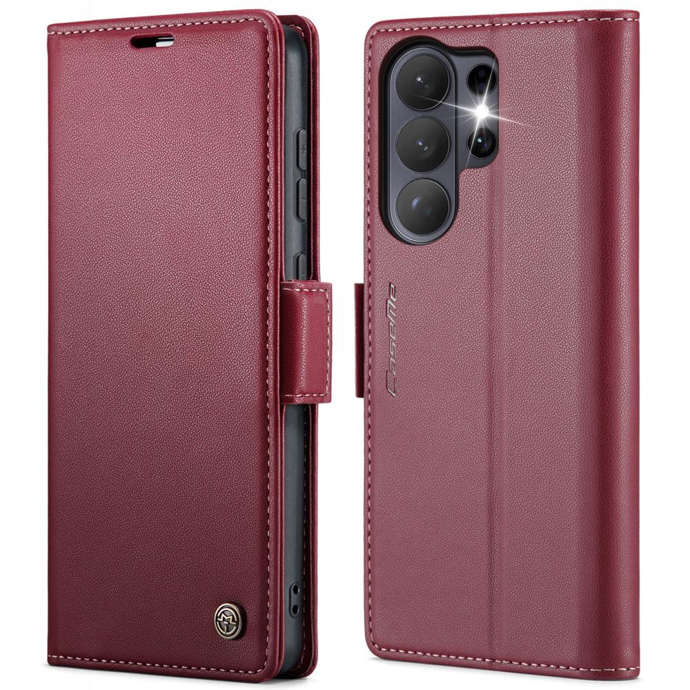 CASEME CASEME Samsung Galaxy S26 Ultra Fodral RFID Läder Röd