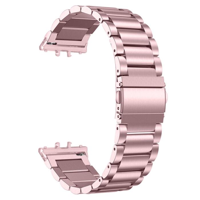 Bild 2,  Samsung Galaxy Watch Fit 3 Armband Rostfritt Stål Roséguld