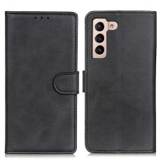  Samsung Galaxy S22 Plus Fodral Solid L&auml;der Svart