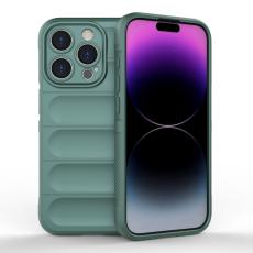  iPhone 15 Pro Skal Magic Shield M&ouml;rk Gr&ouml;n