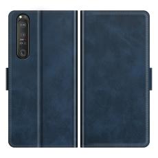  Sony Xperia 1 III - Fodral Med Magnetisk St&auml;ngning - Bl&aring;