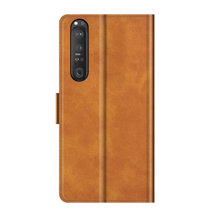 Bild 3,  Sony Xperia 1 III - Fodral Med Magnetisk Stängning - Brun