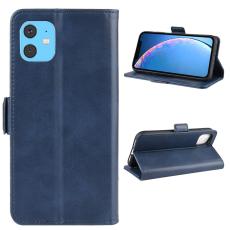  iPhone 11 - Pl&aring;nboksfodral PU-L&auml;der - M&ouml;rk Bl&aring;