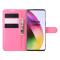  OnePlus 8 - Litchi Plånboksfodral - Rosa