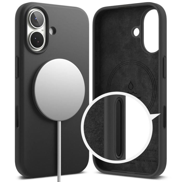 Bild 3, Ringke Ringke iPhone 17 Skal MagSafe Silikon Svart