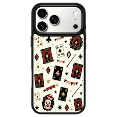  iPhone 18 Pro / 17 Pro Skal MagSafe UV-M&ouml;nster Poker