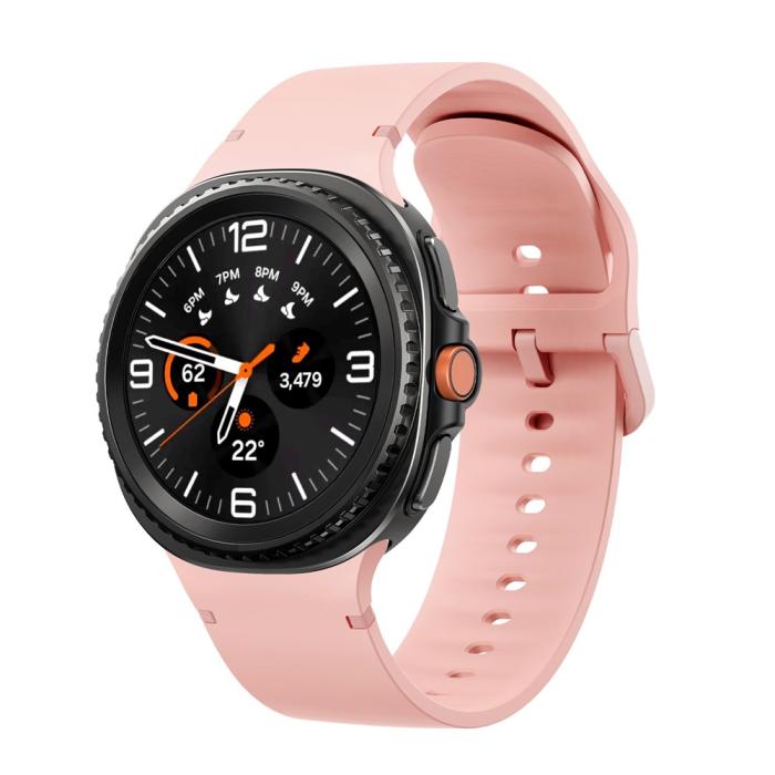 Bild 3, KALEBOL KALEBOL Galaxy Watch 8 46/44/40 mm Armband Silikon Rosa