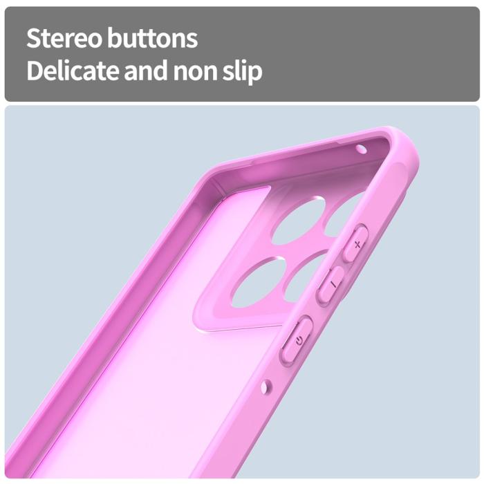 Bild 6,  Motorola Edge 60 / 60 Fusion Skal Hybrid Frosted Rosa