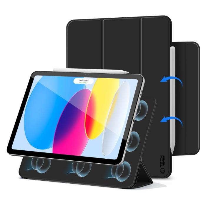 Bild 2, Tech-Protect Tech-Protect iPad 11 2025 / 10.9 2022 Fodral SC Magnetic Svart