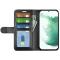  Samsung Galaxy S23 Plus Fodral Crazy Horse Svart