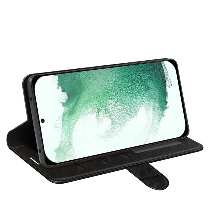 Bild 3,  Samsung Galaxy S23 Plus Fodral Crazy Horse Svart