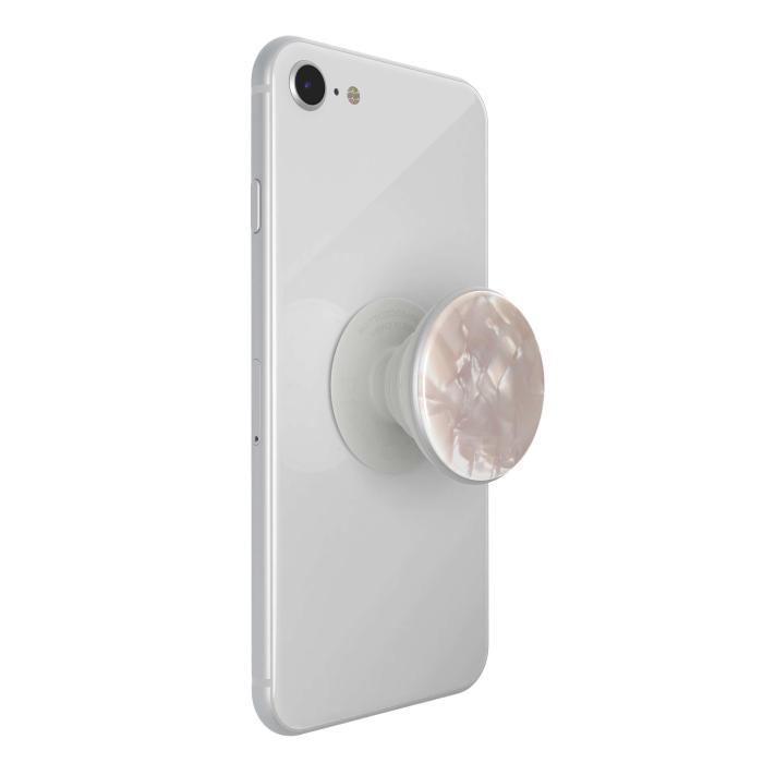 Bild 9, PopSockets PopSockets Avtagbart Grip med Ställfunktion LUXE Acetate Pearl White