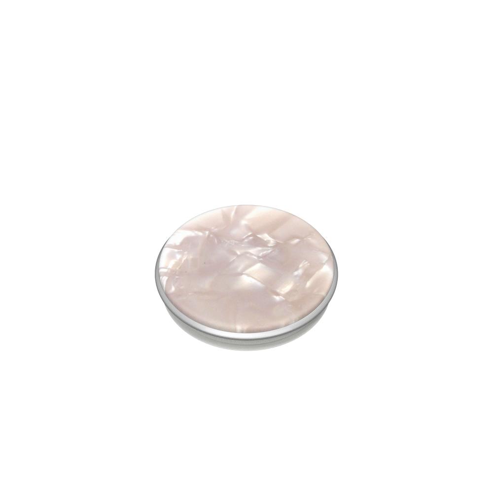 PopSockets PopSockets Avtagbart Grip med Ställfunktion LUXE Acetate Pearl White