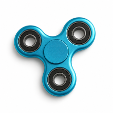  Fidget Spinner Ultra Spin Trio Metal - Metallic Bl&aring;
