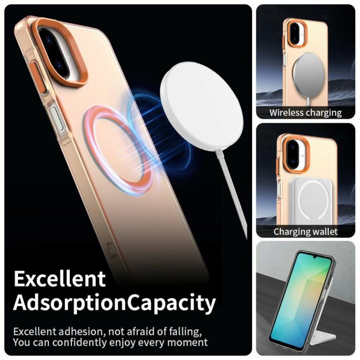 Bild 2,  Samsung Galaxy A07 Skal MagSafe Hybrid Orange