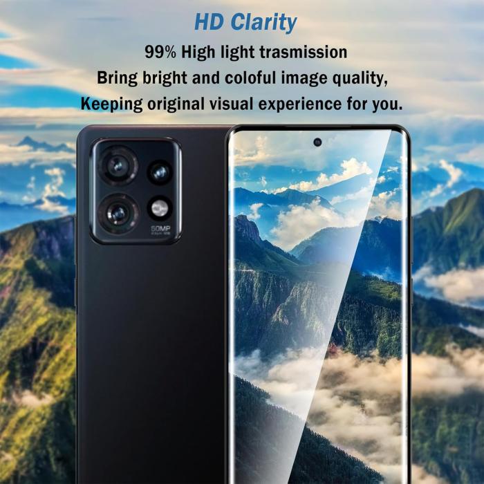 Bild 2,  Motorola Moto G15 Power Skärmskydd Heltäckande Härdat Glas