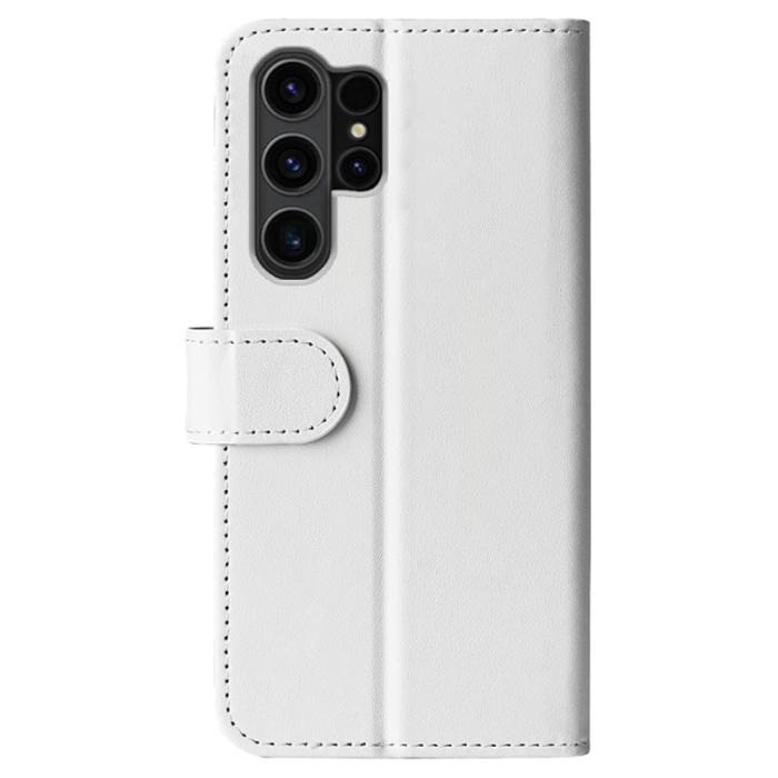 Bild 6,  Samsung Galaxy S24 Ultra Fodral Crazy Horse Läder Vit