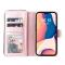  iPhone 14 Pro Fodral 9-Kort Multifunktionell Roséguld
