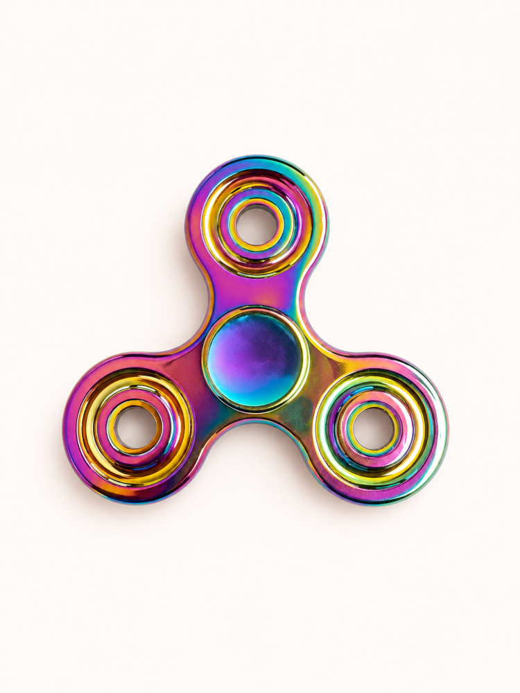  Fidget Spinner Ultra Spin Trio Metal - Oil Fade