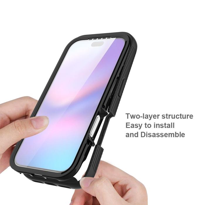 Bild 4,  iPhone 17 Pro Skal 360 Hybrid Defense Svart