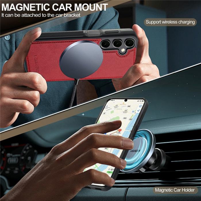 Bild 5, LC.IMEEKE LC.IMEEKE Galaxy S26 Skal MagSafe Avtagbart Kortfack