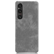  Sony Xperia 1 V Skal Slim L&auml;der Gr&aring;