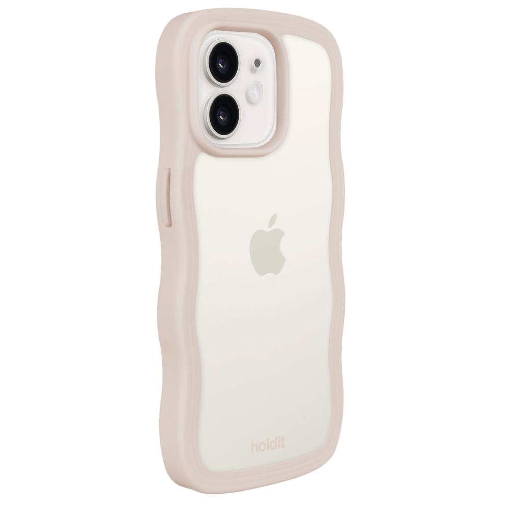 holdit holdit iPhone 12/12 Pro Skal Wavy Light Beige Transparent