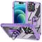  iPhone 15 Pro Max Skal Shockproof Ring Hybrid Lila