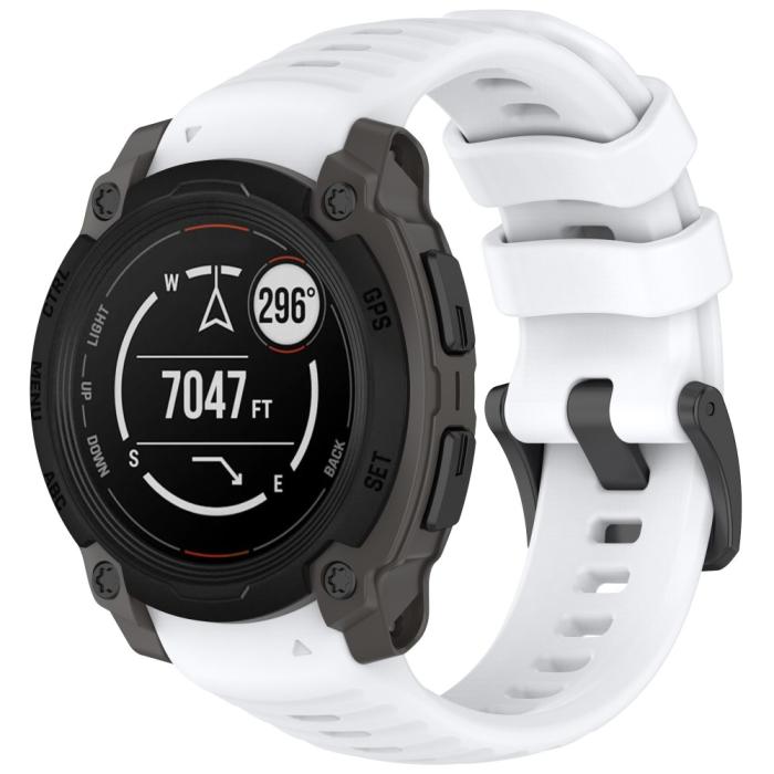 Bild 5,  Garmin Instinct E 40 mm Klockarmband Silikon Vit