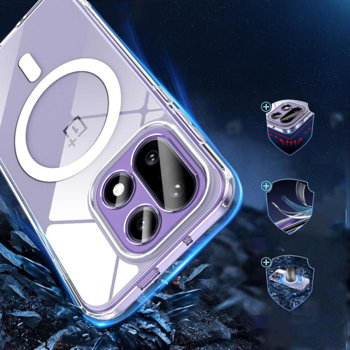 Bild 5, Tech-Protect Tech-Protect OnePlus 15 Skal MagSafe FlexAir Hybrid Transparent