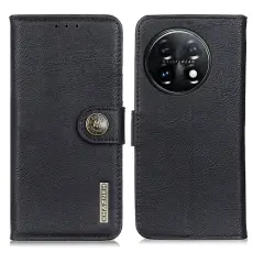 KHAZNEH KHAZNEH OnePlus 11 5G Fodral L&auml;der Svart